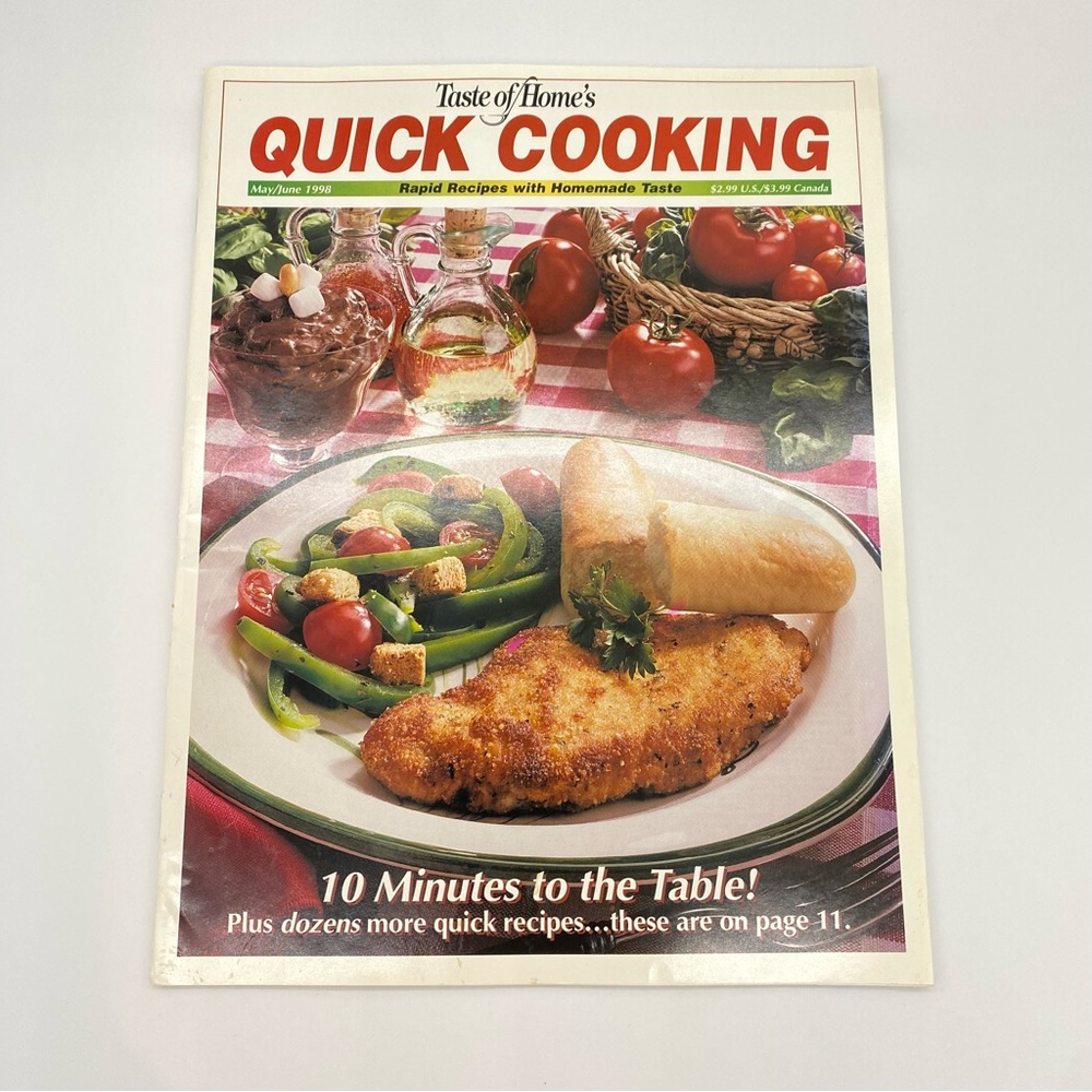 Taste of Home’s Quick Cooking Magazine May June 1998 Issue